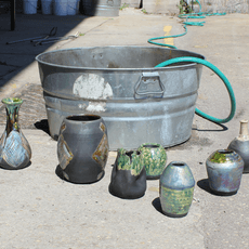 Ceramic works created in Raku Firings for Individuals or Groups
